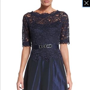 NWT * Rickie Freeman for Teri Jon lace top gown